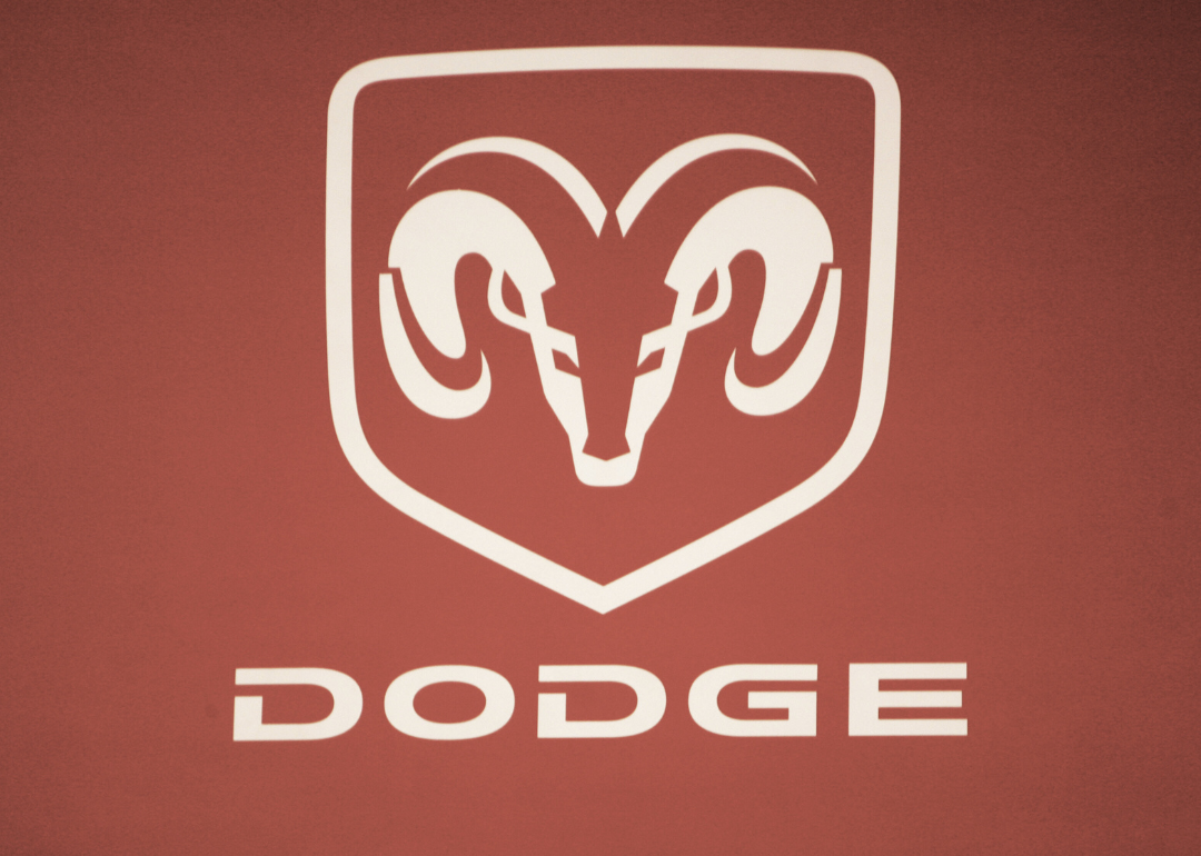 A classic image of the Dodge ram logo.