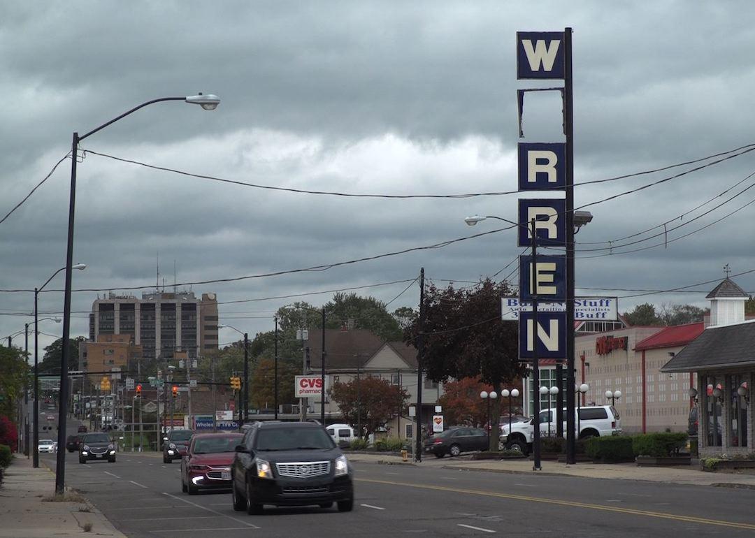 The city of Warren, Ohio on October 17, 2019.