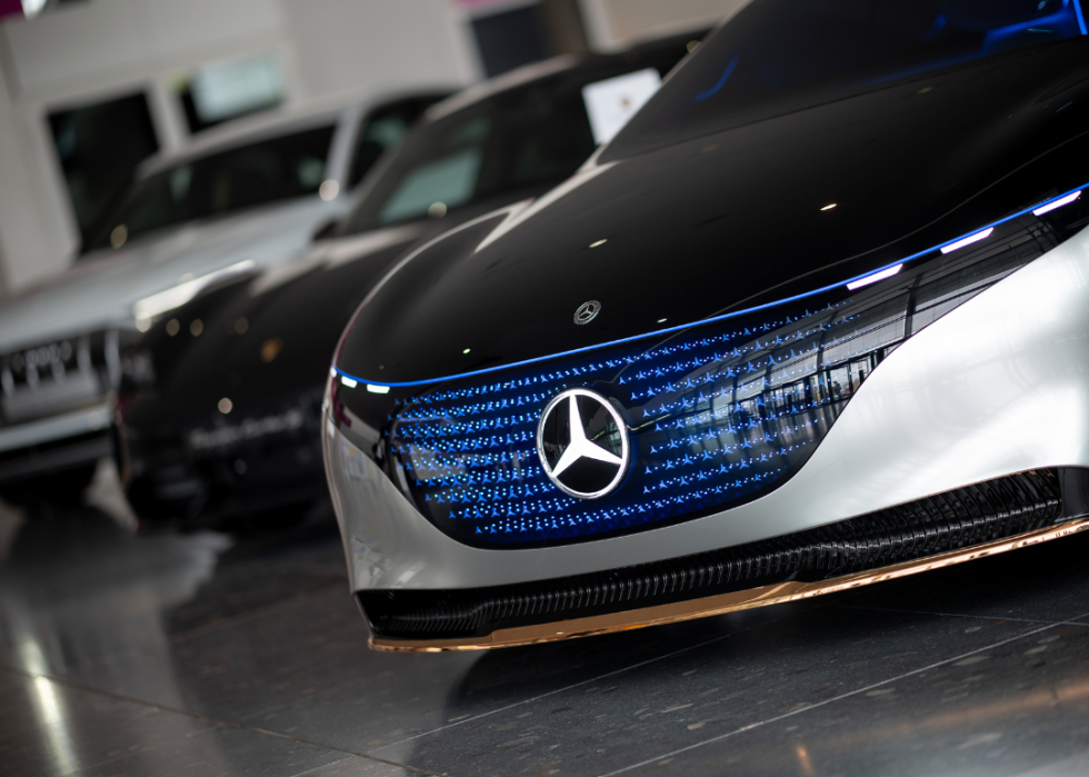 A show car Mercedes Vision EQS 