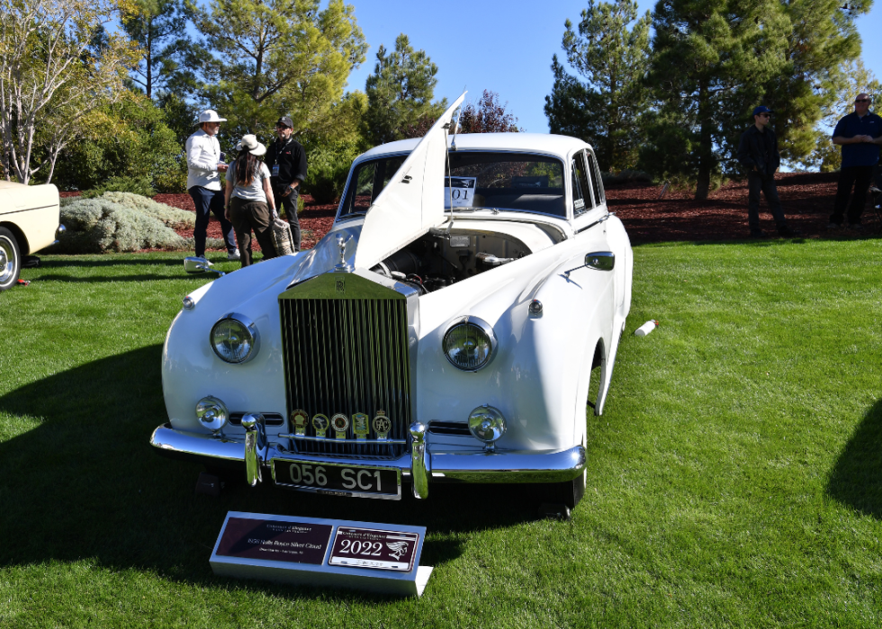 1956 Rolls Royce Silver Cloud displayed during the 2022 Las Vegas Concours d'Elegance at Wynn Las Vegas on October 29, 2022 in Las Vegas, Nevada.