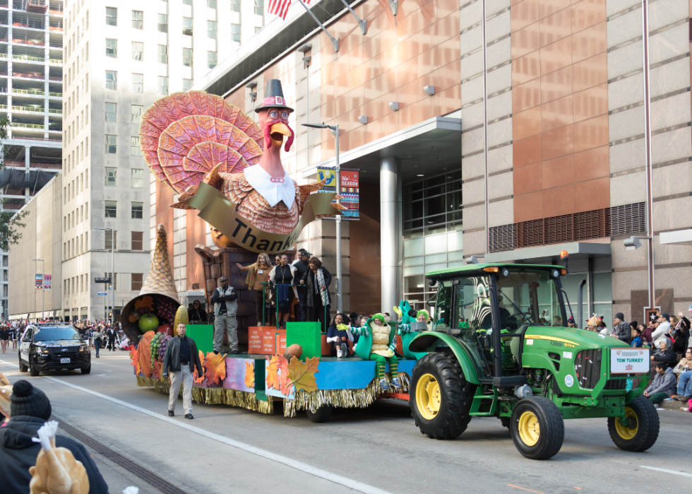 The H-E-B Thanksgiving Day Parade in Houston on Nov. 23, 2017
