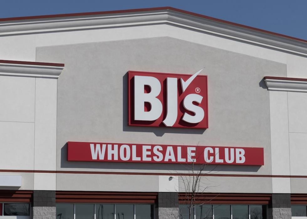 BJ's Wholesale Club storefront.