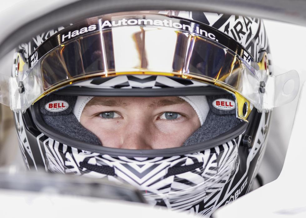 Nikita Mazepin during the Formula 1 Winter Tests at Circuit de Barcelona - Catalunya in 2022.