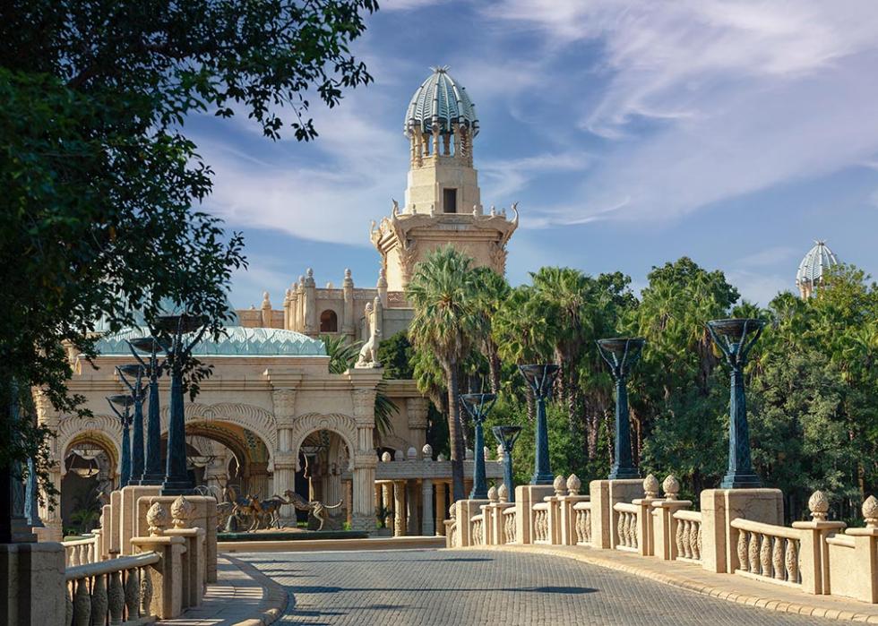 View of the Palace of the Lost City, Hotel Resort South Africa.