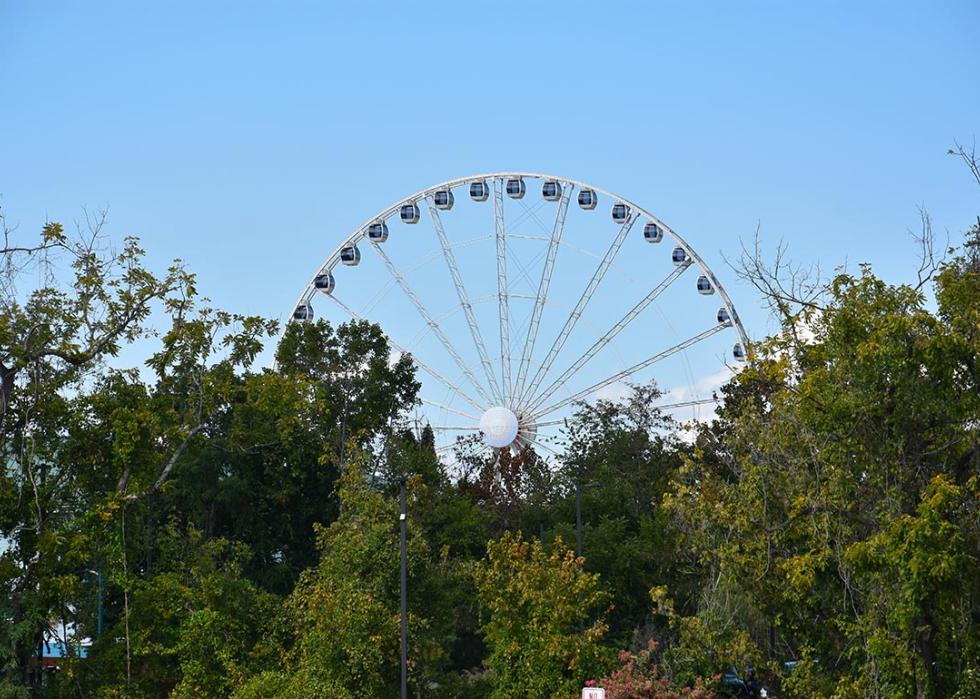 200-foot tall Great Smoky Mountain Wheel at The Island in Pigeon Forge, Tennessee.