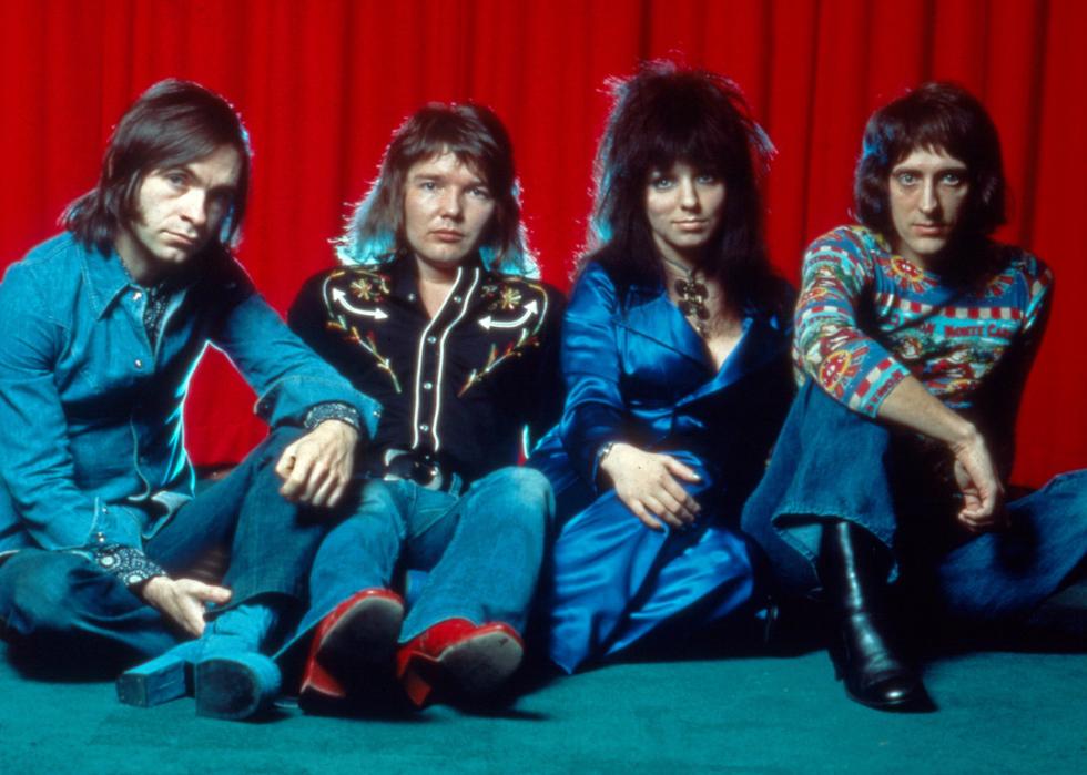 The members of the band Shocking Blue circa 1970.