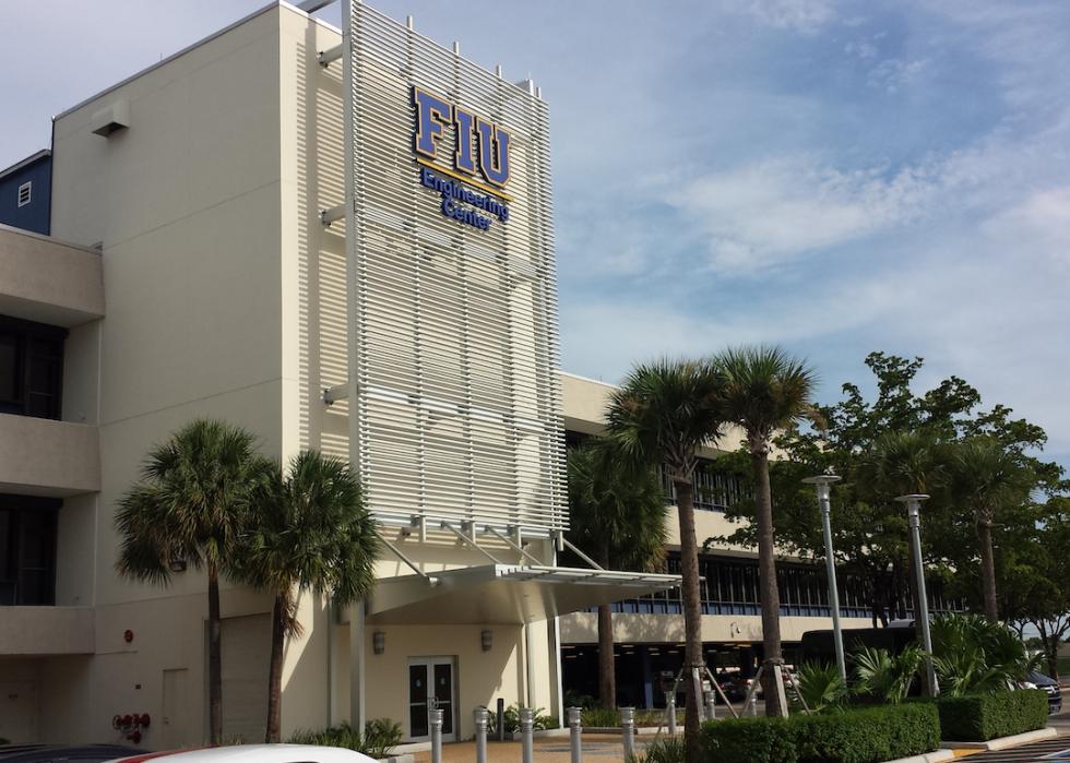 The engineering building at Florida International University.