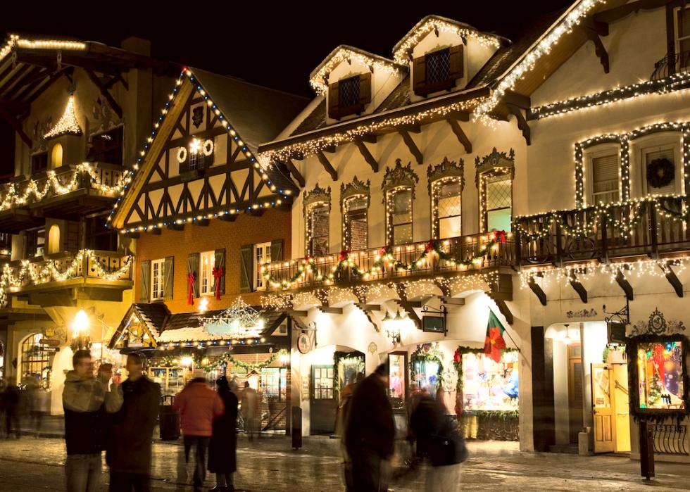 Christmas celebrations in Leavenworth, Washington.