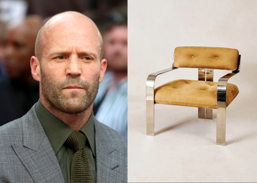 Composite image of Jason Statham and Gordon Von Steiner Chair #2