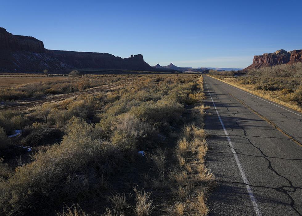 The Indian Creek area of Bears Ears National Monument near Monticello.