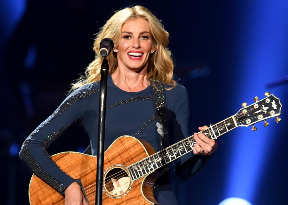 Faith Hill performs onstage during the "Soul2Soul" World Tour at Staples Center on July 14, 2017 in Los Angeles, California.