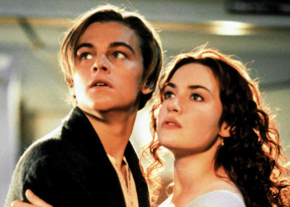 Lenardo DiCaprio and Kate Winslet in 'Titanic.'