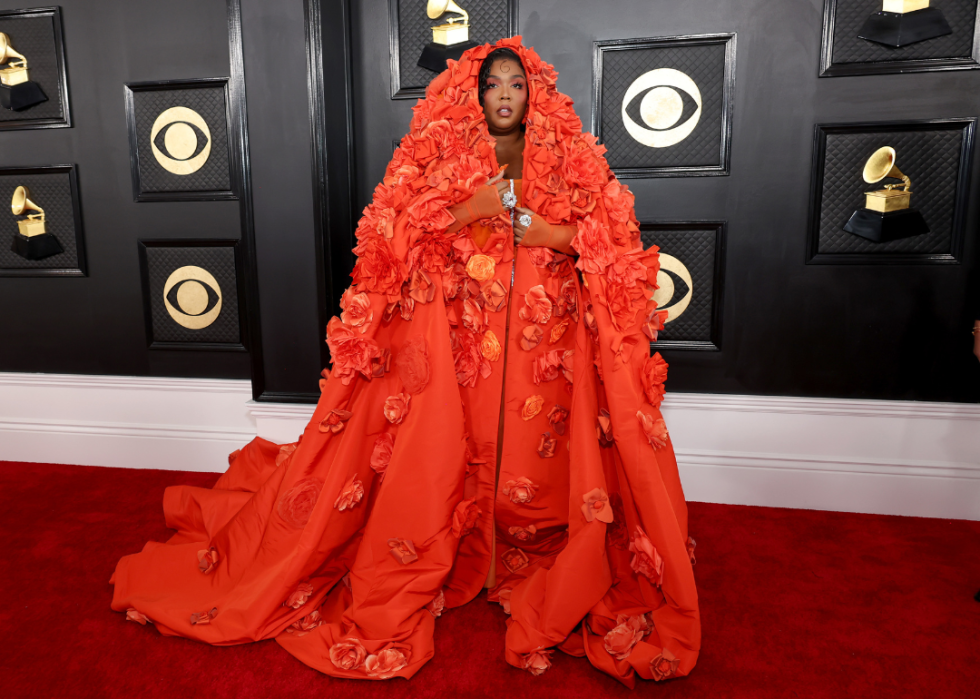 Lizzo attends the 65th GRAMMY Awards on February 05, 2023 in Los Angeles, California.