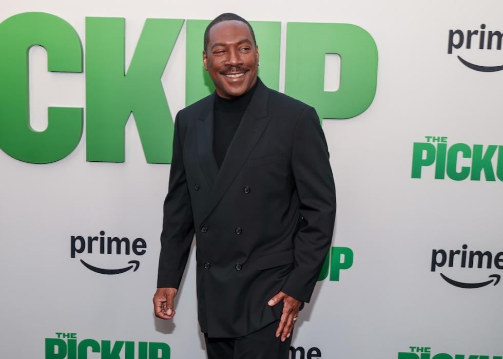 Eddie Murphy at the ‘Pickup’ world premiere at Regal LA Live on July 27, 2025, in Los Angeles, California.