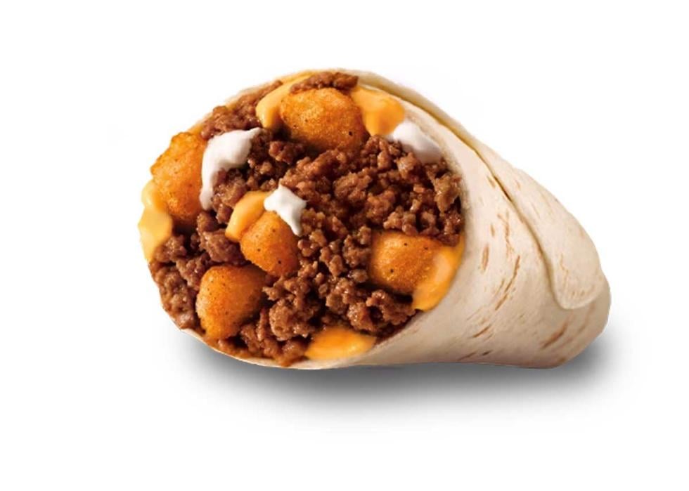The discontinued Taco Bell 1/2 Pound Beef and Potato Burrito