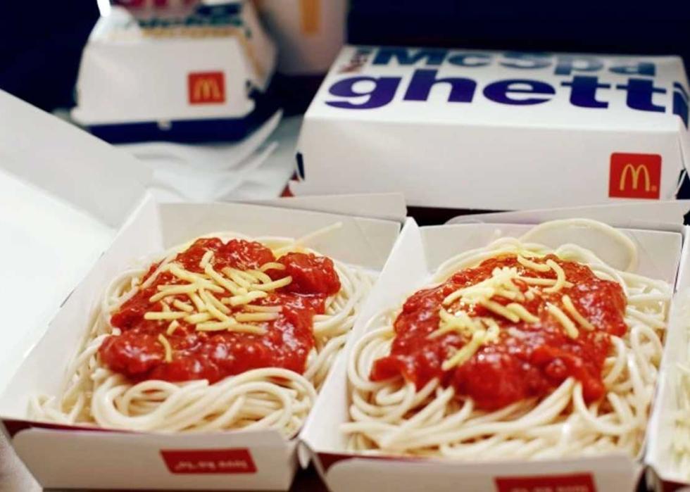 McSpaghetti at a McDonald's restaurant