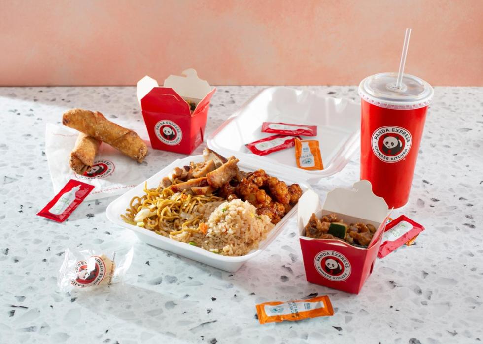 Photo of a togo order from Panda Express