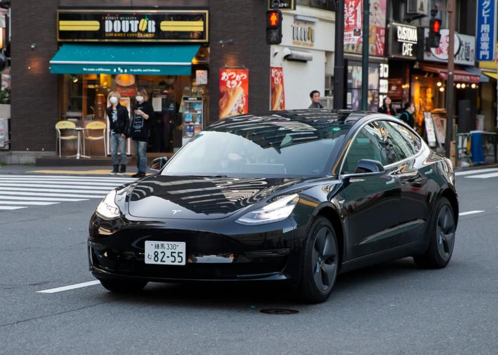 The Tesla Model 3 is a luxury all-electric four-door sedan compact executive car manufactured and sold by Tesla.