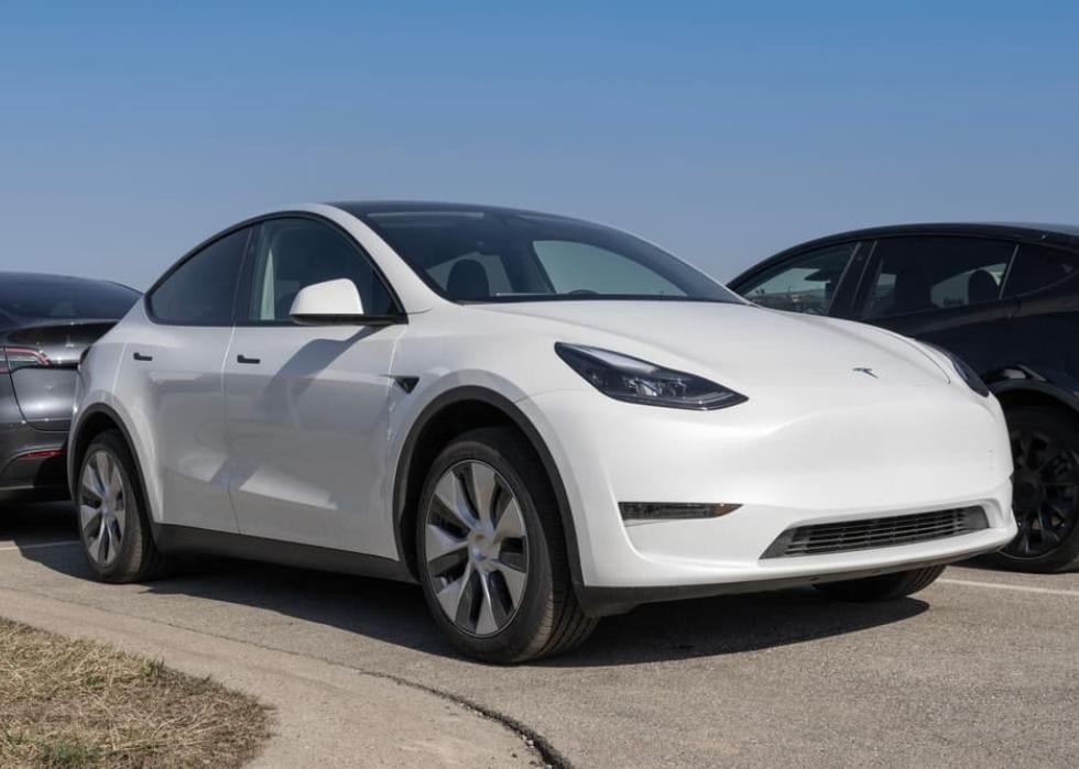 Tesla Model Y EV electric vehicle display