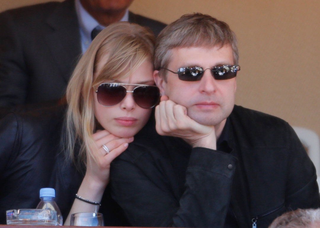 Dmitri Rybolovlev with wife Elena at event