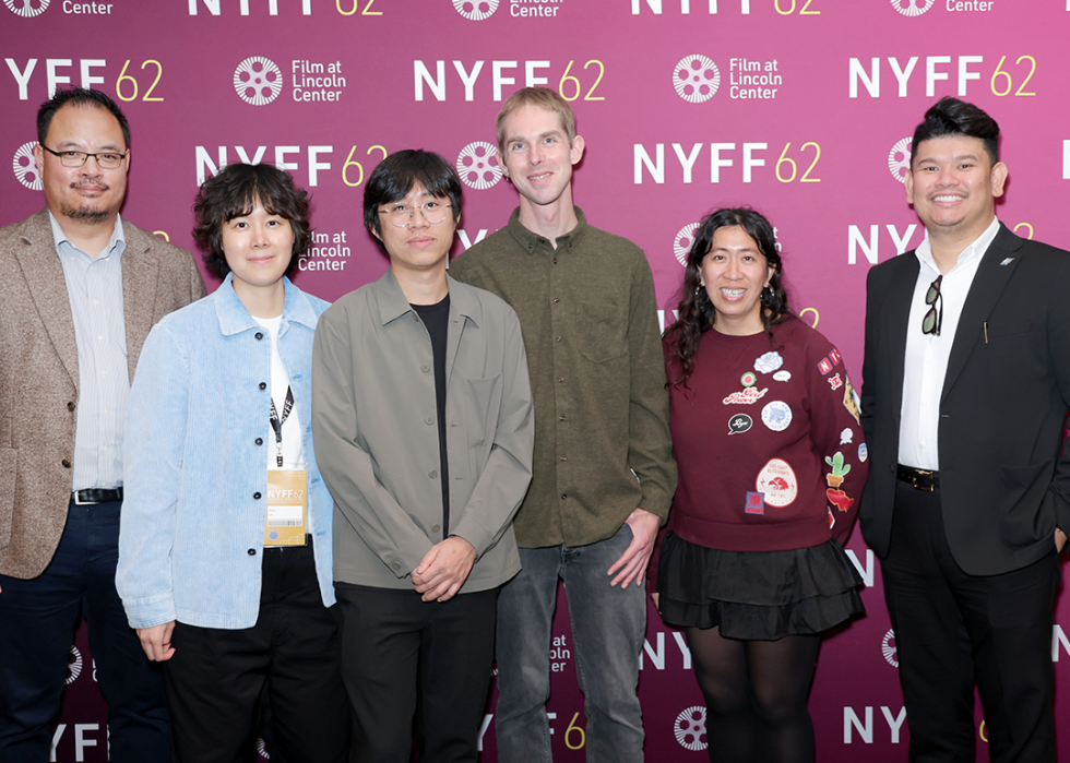 Justin Chang, Alex C. Lo, Trương Minh Quý, Nicolas Graux, Nguyen Thi Xuan Trang and Bryan Khoi Nguyen attend the U.S. premiere of "Viet and Nam”.
