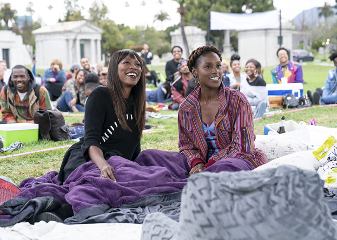 Yvonne Orji and Issa Rae in an episode of ‘Insecure’.