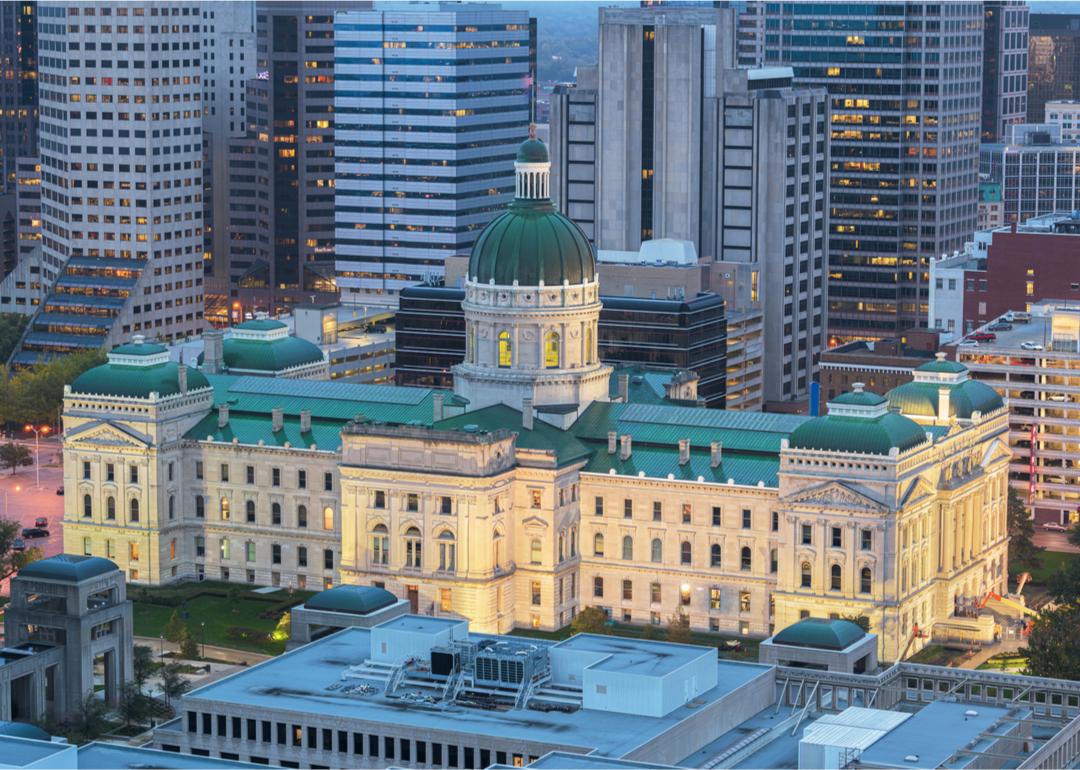 Indiana State Capitol building.