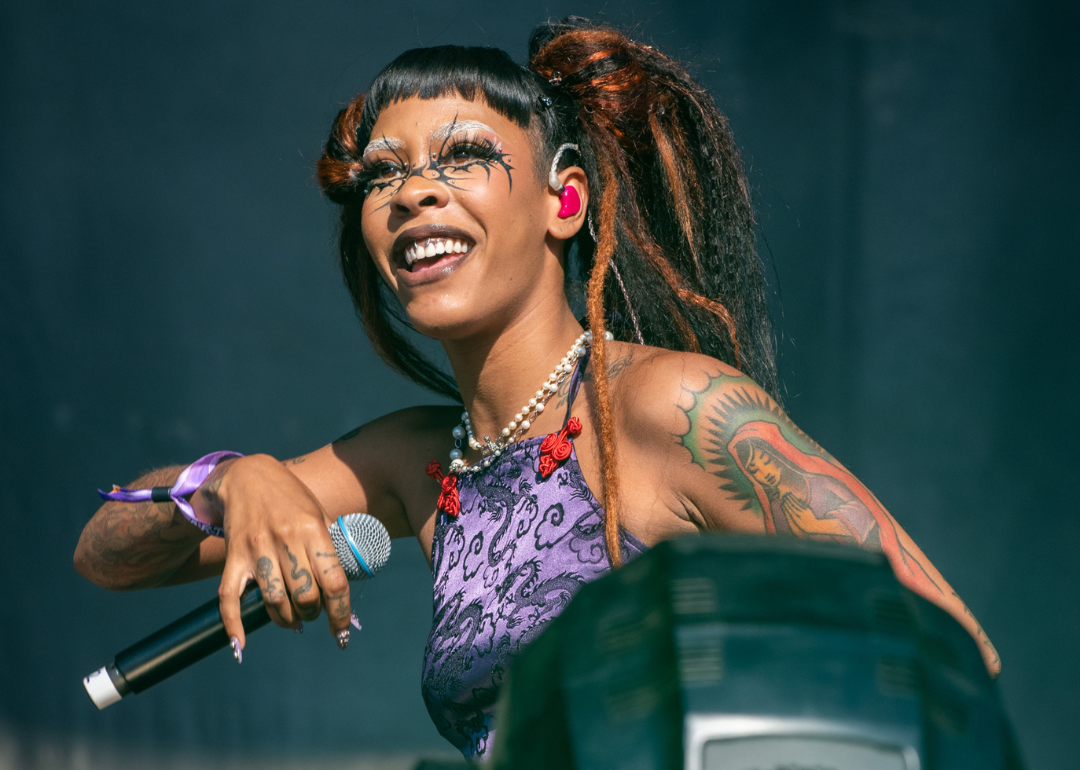 Rico Nasty performs onstage.