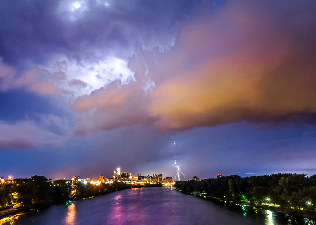 Stormy night in Hartford.