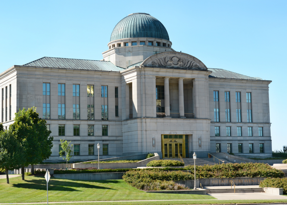 Iowa Judicial Branch building in Des Moines