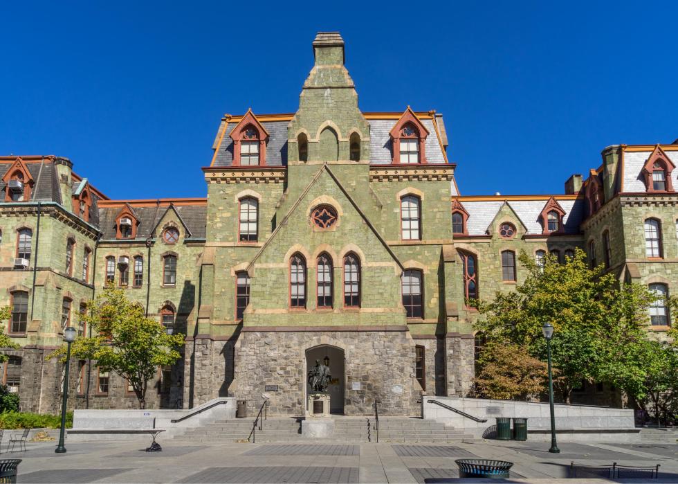 University of Pennsylvania College Hall building exterior.