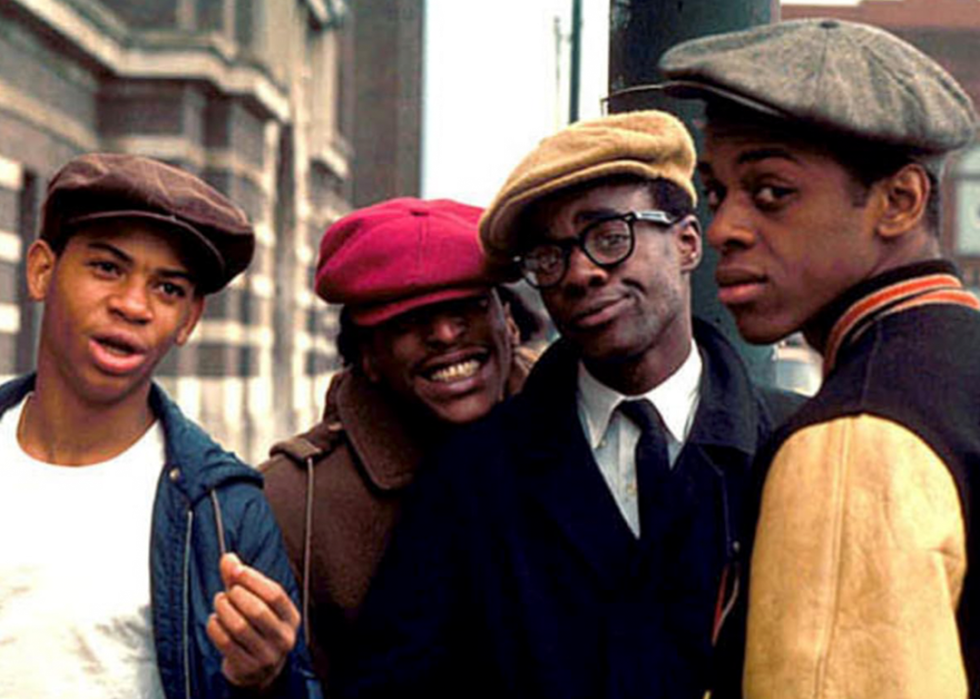 Lawrence Hilton-Jacobs and Glynn Turman in ‘Cooley High’.