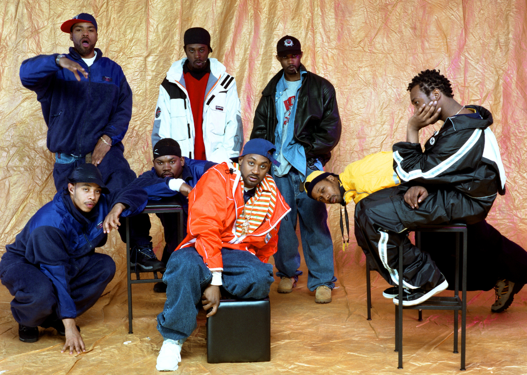 Wu-Tang poses in a portrait session.