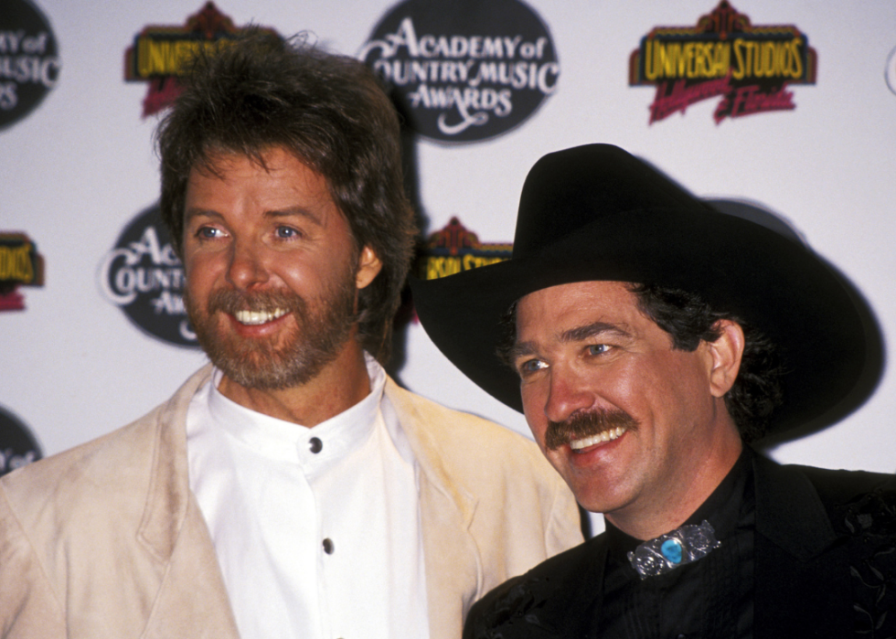 Ronnie Dunn and Kix Brooks at the Academy of Country Music Awards.