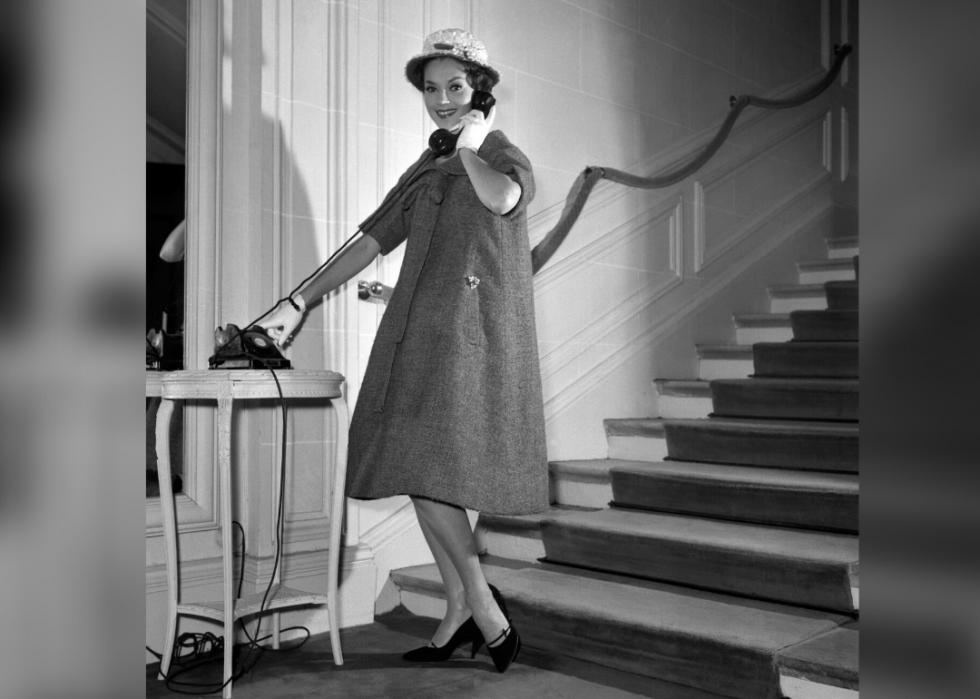 Silhouettes-1950s women  Fashion and Decor: A Cultural History