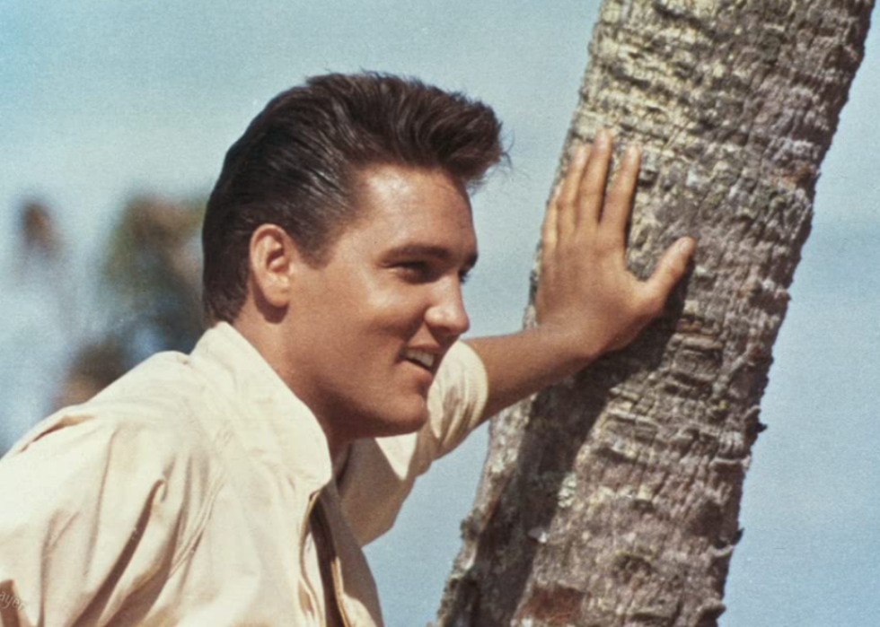 Elvis Presley in a scene from ‘Follow That Dream’