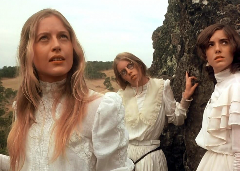 Anne-Louise Lambert, Karen Robson, and Jane Vallis in ‘Picnic at Hanging Rock’.