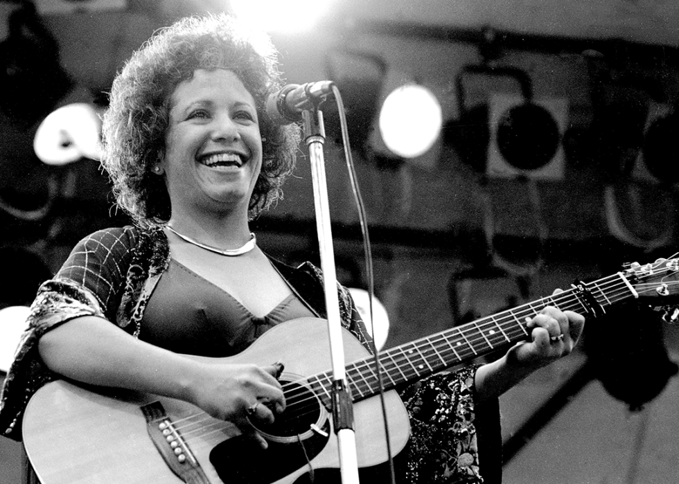 Janis Ian performs live on stage in New York.