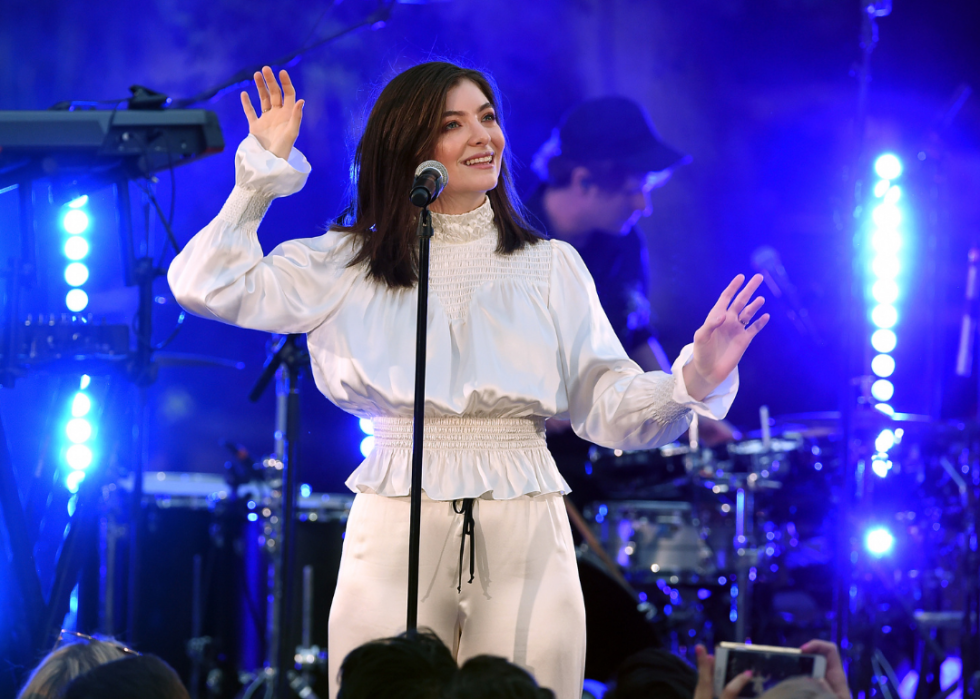 Lorde performs during the iHeartRadio Secret Sessions by AT&T.