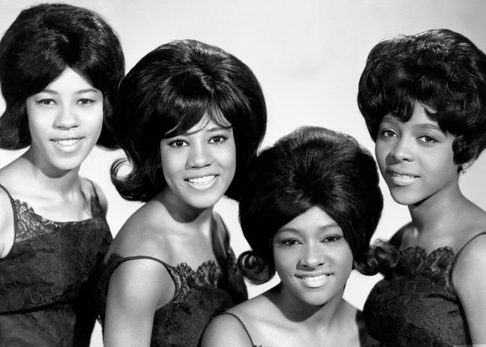 The Crystals’ pose for a portrait.