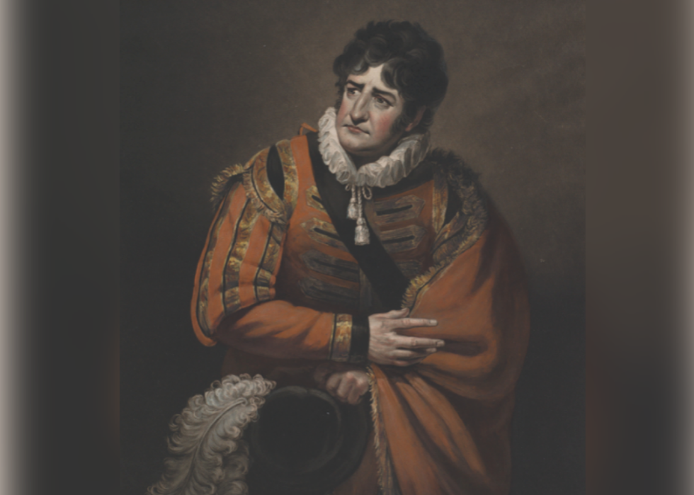 Illustration of George Frederick Cooke in the character of Iago
