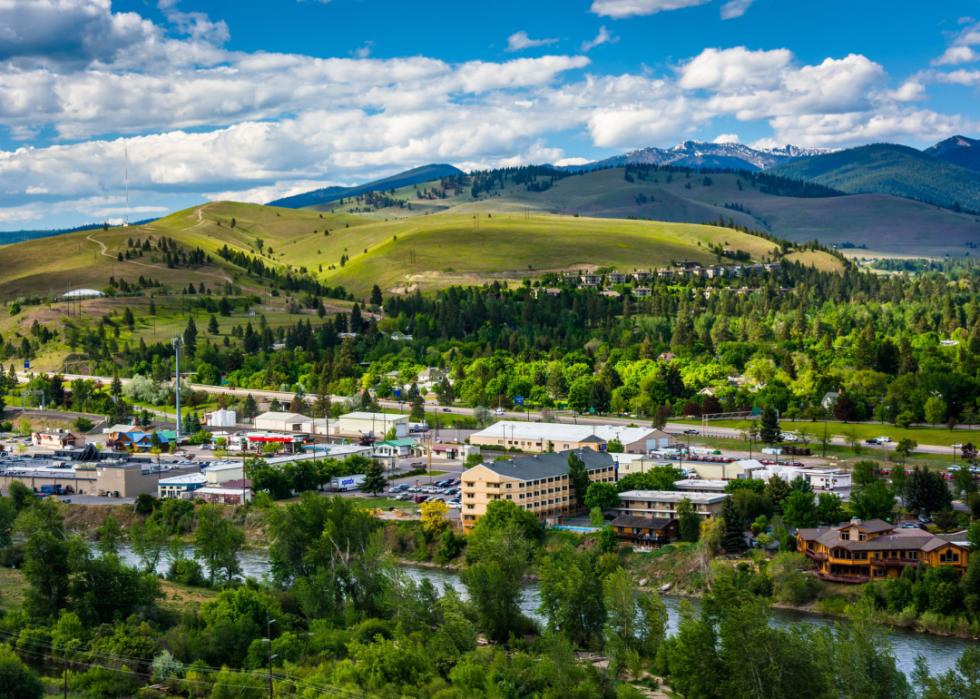 View of Missoula from Mount Sentinel.