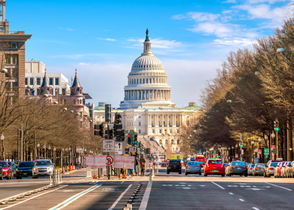 United States Capitol building in Washington DC