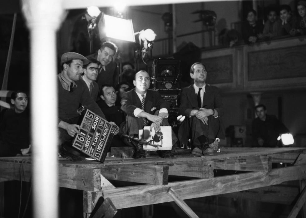 Marcel Carne on the set of ‘Children of Paradise'.