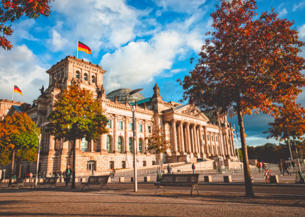 Reichstag building in Berlin