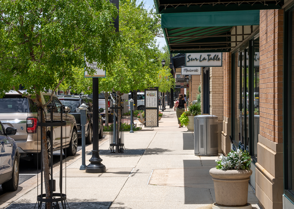 Market Street Shopping Area.
