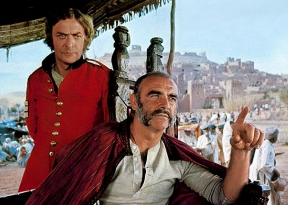 Sean Connery and Michael Caine in ‘The Man Who Would Be King’.