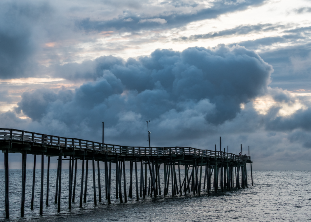 Storm coming to Outer Banks.