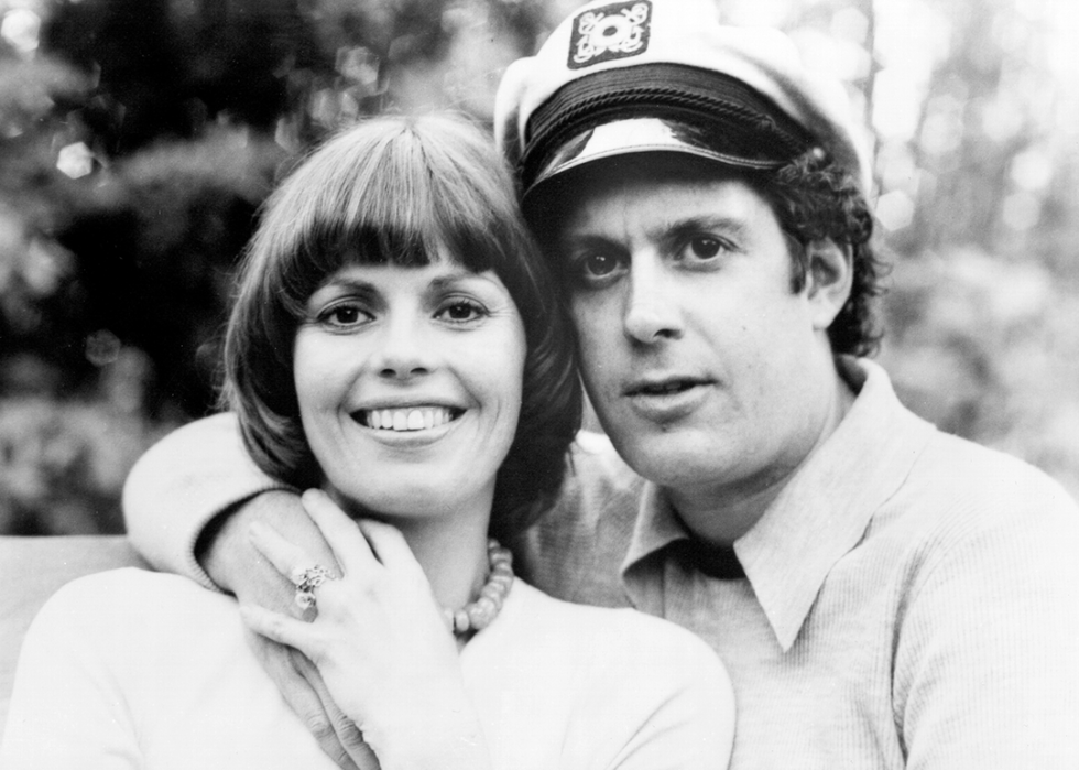 Daryl Dragon and his wife Toni Tennille pose for a portrait.