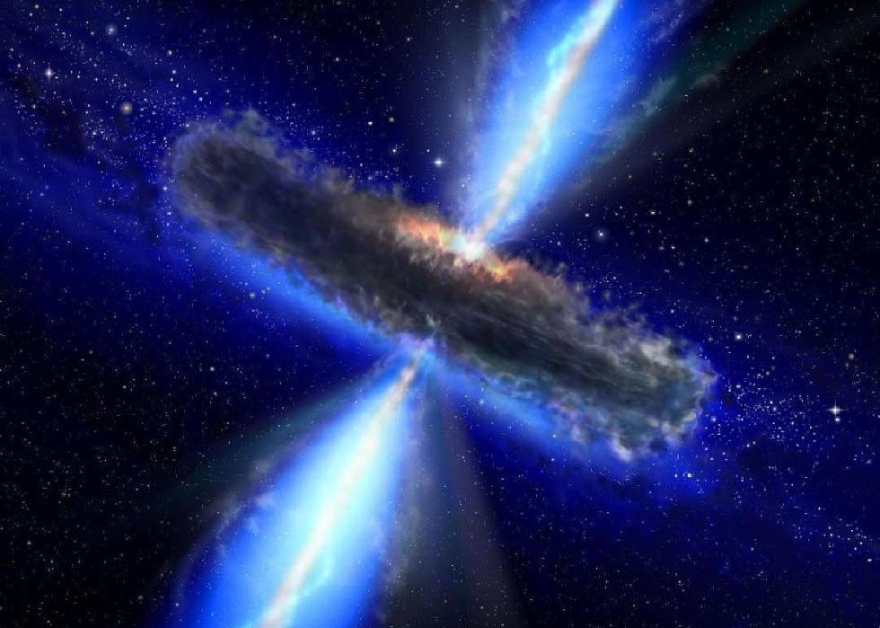 Artist's concept of a quasar